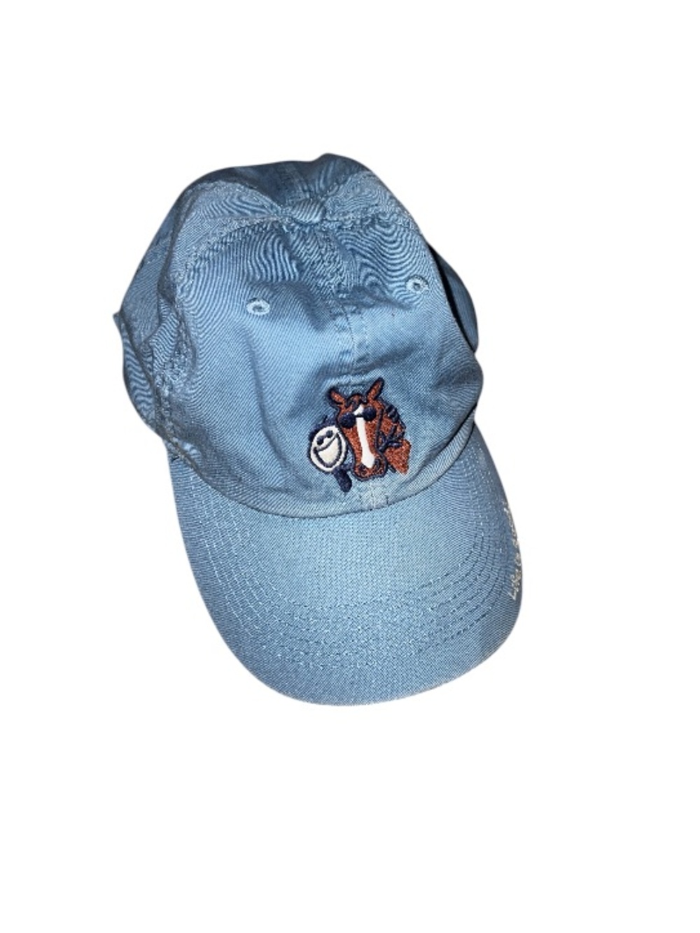 5/$25 Life Is Good Light Blue Baseball Cap with Horse Embroidery